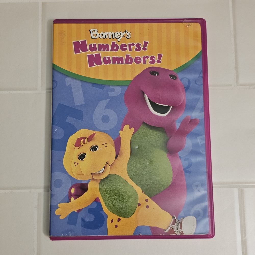 Barneys New York Numbers! Numbers! Educational DVD - Purple and Yellow